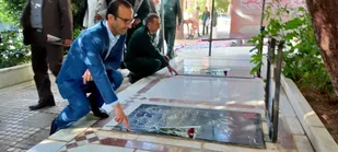 مراسم بزرگداشت سوم خرداد و گلباران گلزار شهدای شاهرود+ تصاویر
