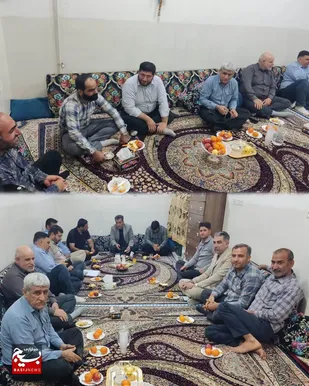دیدار و عیادت از جانباز و رزمنده هشت سال دفاع مقدس حاج علی محمد عبدالرحمانی