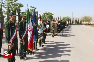صبحگاه مشترک نیروهای مسلح در بام ایران