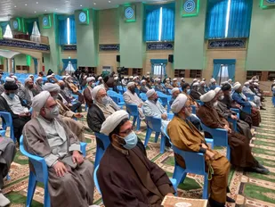 مراسم گرامیداشت روز قشر بسیج طلاب و روحانیون استان گلستان