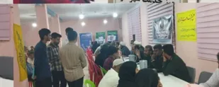 میز خدمت جهادی در دانشگاه فرهنگیان میناب برگزار شد
