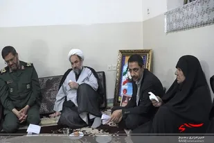 دیدار با خانواده شهدا روحانی در زاهدان