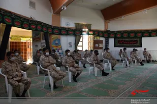 تجلیل از سربازان ناحیه بسیج سپاه بیرجند