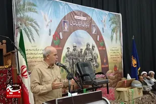همایش رزمندگان و بسیجیان در دیباج برگزار شد