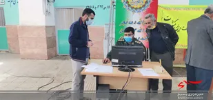 برپایی میزخدمت و جشن انقلاب در بخش بیارجمند شاهرود+ تصاویر