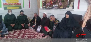 برگزاری یادواره شهدای خانگی شهید محمدی در منزل پدر آن شهید در راین
