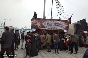 برپایی ایستگاه صلواتی و برنامه&zwnj;های فرهنگی توسط گروه جهادی بسیجیان همدان