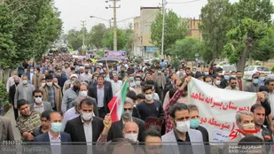 حضور گسترده مردم لرستان در راهپیمایی روز قدس به روایت تصویر