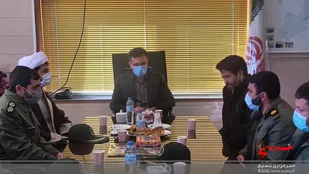دیدار سبزپوشان سپاه با فرماندار جدید چادگان