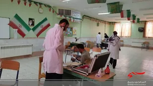 فعالیت جهادی پزشکان در منطقه سیل&zwnj;زاده جعفرآباد قم