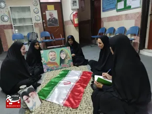 جلسه هماهنگی ستاد هفته دفاع مقدس حوزه مقاومت شهیده ترسایی