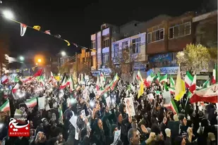 تجمع پرشور مردم ولایتمدار ملایر در سوگ رهبر شهید