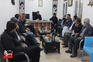 نشست فرماندهان پایگاه های مقاومت  بسیج کربلا با فرمانده حوزه