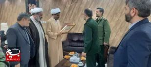 دیدار فرمانده سپاه امام علی بن ابی طالب(ع)با مدیرکل بنیاد شهید و امور ایثارگران قم
