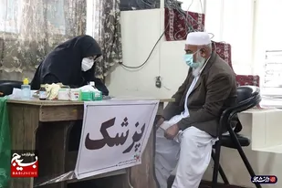 استقرار اردوی جهادی سلامت رضوی در شهرستان مرزی هیرمند