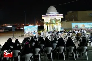تجلیل از ایثارگران در جوار شهید گمنام اهواز به مناسبت هفته دفاع مقدس