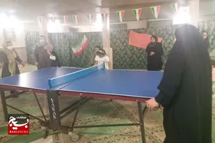 نشست مسابقات ورزشی در پایگاه حضرت معصومه(س)