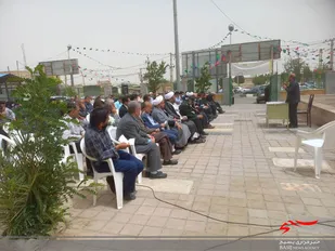 مراسم بزرگداشت سالروز فتح خرمشهر در گلزار شهدای جعفریه برگزار شد