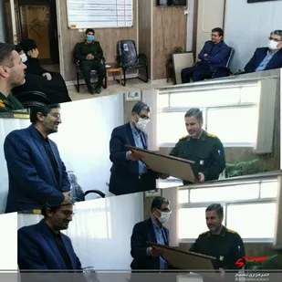 حضور مدیریت آموزش و پرورش شهرستان خمینی شهر در سپاه خمینی شهر