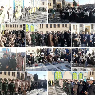 آیین میهمانی لاله&zwnj;ها در گلزار شهدای آستان مقدس حضرت جعفربن موسی الکاظم (ع) پیشوا