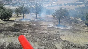 حریق در گردنه اسدآباد