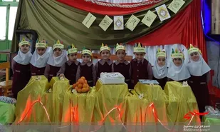 جشن ولادت حضرت زهرا(س) در مهد قرآنی نورالثقلین روستای حسین&zwnj;آباد عاشوری