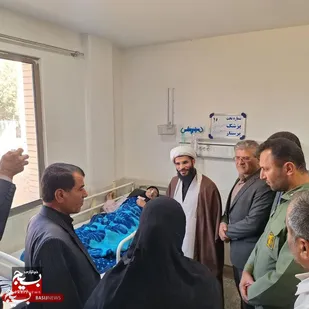 عیادت از مادران شهدا در بیمارستان لردگان