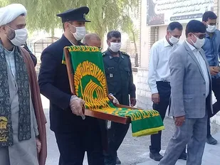 حضورکاروان خدام رضوی در میناب