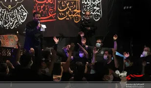 عزاداری هیئت رزمندگان اسلام در اراک