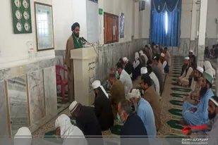 برگزاری نشست بصیرتی نهضت روشنگری در مسجد جامع شهر سیرکان