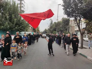 برگزاری دسته عزاداری در محمدشهر+ تصاویر