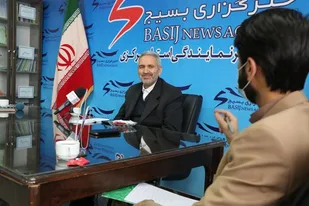 بازدید نماینده مردم خمین در مجلس شورای اسلامی از دفتر خبرگزاری بسیج استان مرکزی