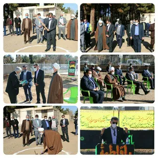 مراسم کلنگ زنی احداث مرکز جامع آموزش سلامت بیارجمند