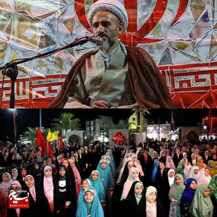 طنین وحدت در امیدیه؛ جشن میلاد نبوی با حضور حماسی مردم