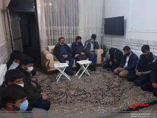 دیدار رزمندگان گردان106امام حسین(علیه السلام) با خانواده شهدای مدافع امنیت
