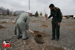 مراسم سراسری روز درختکاری با حضور نیروهای مسلح خراسان جنوبی