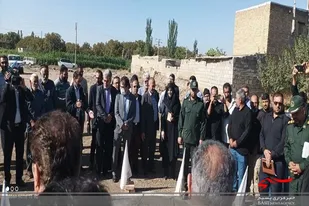 مدرسه 5 کلاسه در روستای باغستان ارومیه کلنگ زنی شد