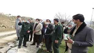 کلنگ زنی سه پروژه مسکن کارکنان سپاه کردستان&nbsp;