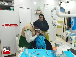 برپایی میز خدمت جهادی مهدوی و خدمات رایگان پزشکی در زاهدان