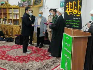 مراسم تکریم  و معارفه فرمانده پایگاه پیامبر اعظم(ص)سمنان