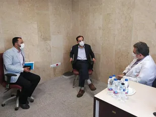 دیدار رئیس بسیج جامعه پزشكی كشور با رئیس دانشگاه علوم پزشكی البرز