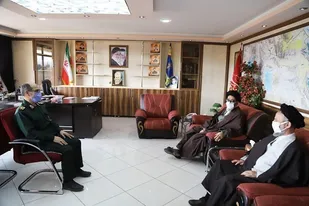 دیدار امام جمعه تبریز با فرمانده جدید سپاه عاشورا