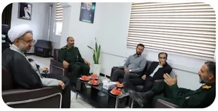 دیدار فرمانده سپاه نینوای استان با مدیرکل اوقاف وامور خیریه گلستان