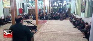 مراسم بزرگداشت سردار دل&zwnj;ها و تکریم و معارفه فرمانده حوزه بسیج سلمان فارسی شهرستان میامی