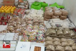 25 بسته معیشتی در بهار قرآن و بهار طبیعت در سرخه توزیع شد