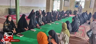 هم&zwnj;اندیشی با حلقه&zwnj;های صالحین خواهران در روستای سرتنگ