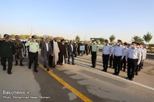 صبحگاه مشترک نیروهای مسلح در همدان به مناسبت هفته فراجا