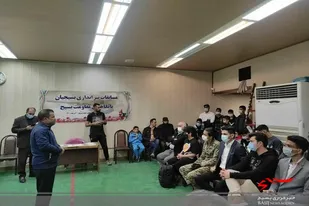 برگزاری مسابقه تیراندازی با تفنگ بادی ویژه بسیجیان پایگاههای مقاومت حوزه روح الله زاهدان