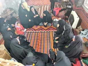 حضور بسیجیان حوزه فاطمه الزهرا (س) در اردو تنگ چنل