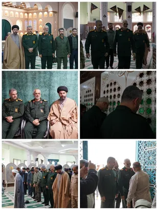 بازدید سردار فلاحی جانشین فرماندهی سپاه حضرت ولیعصر عج از یادمان شهدای شلمچه